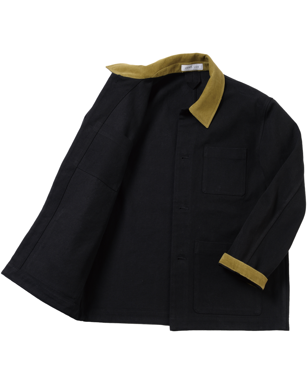 Chore Jacket Black Corduroy